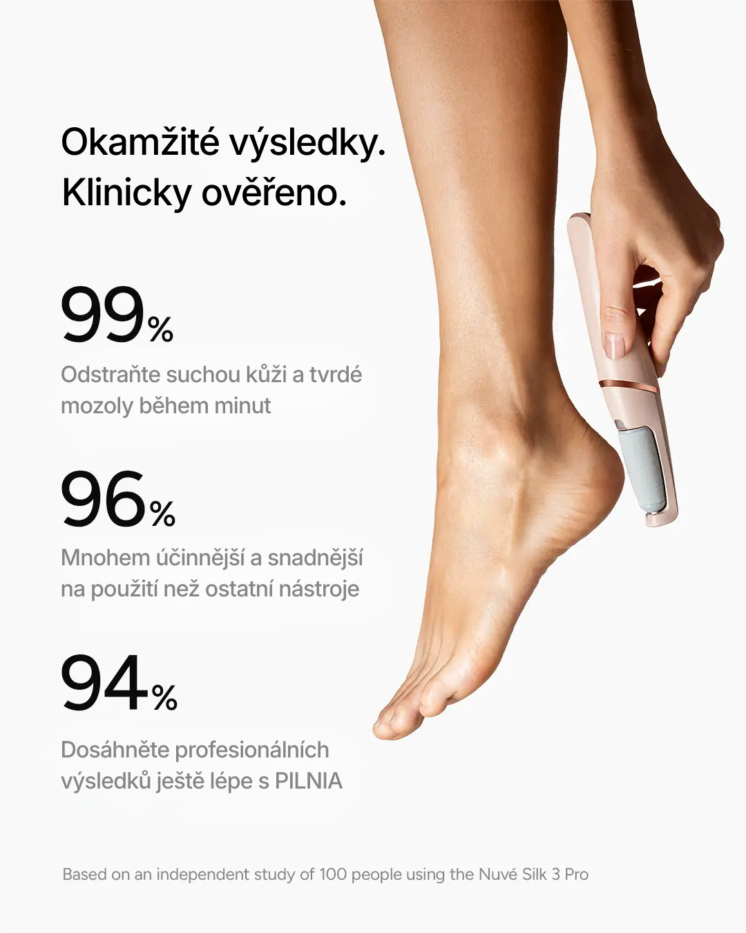 PILNIA – Hladké paty bez bolesti během 5 minut